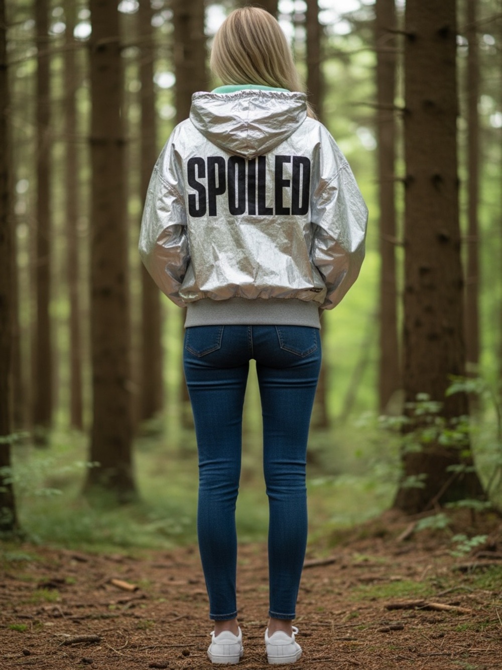 Jeremy Scott x SpoiledChild reversible hoodie Large
